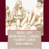 Teen Real Life Rehearsal Cards